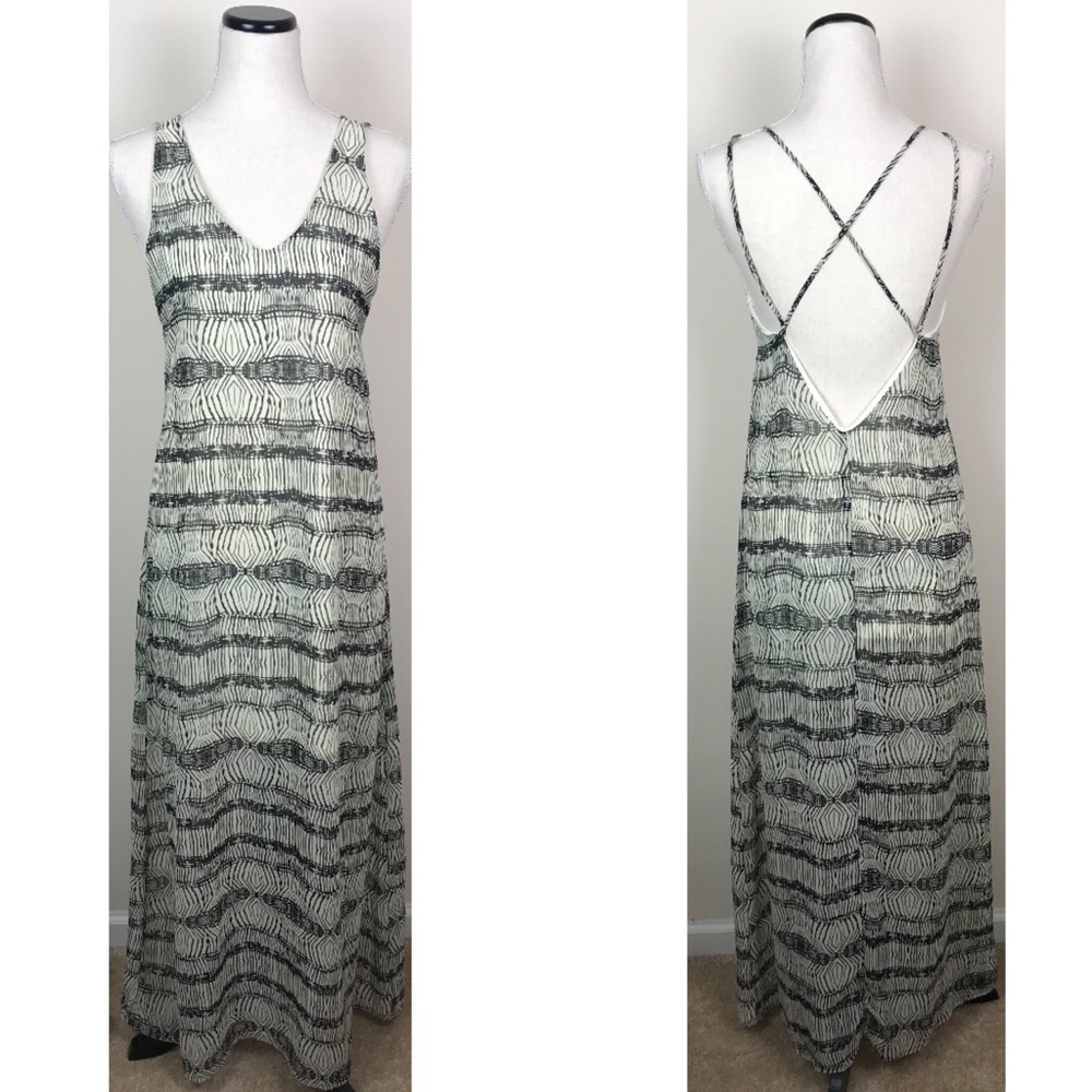 Open back maxi Flowy dress